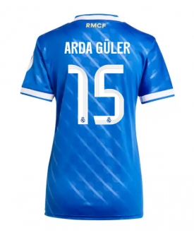 Billige Fotballdrakt Real Madrid Arda Guler #15 Replika Tredjedrakt Dame 2025-26 Kortermet Billige Fotballdrakt Real Madrid Arda Guler #15 Replika Tredjedrakt Dame 2025-26 Kortermet